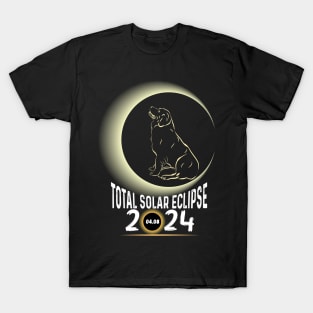 Solar Eclipse 2024 Shirt Total Eclipse April 8th 2024 Dog T-Shirt